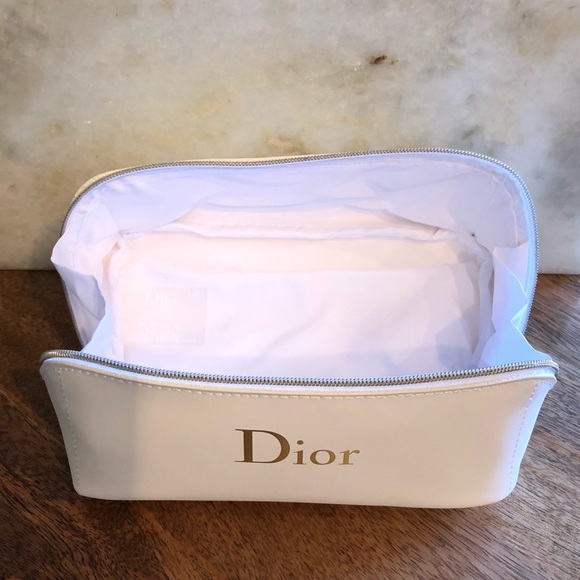 Dior White Cosmetic Bag - Picture 4 of 7